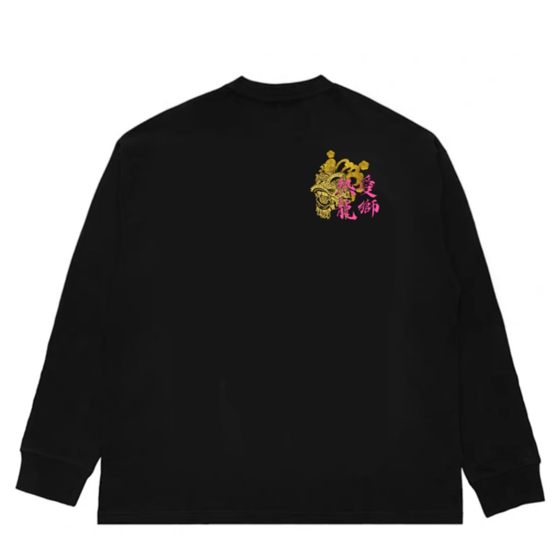 龙狮精神2025龙狮文化主题秋冬季冲锋卫衣男女长袖