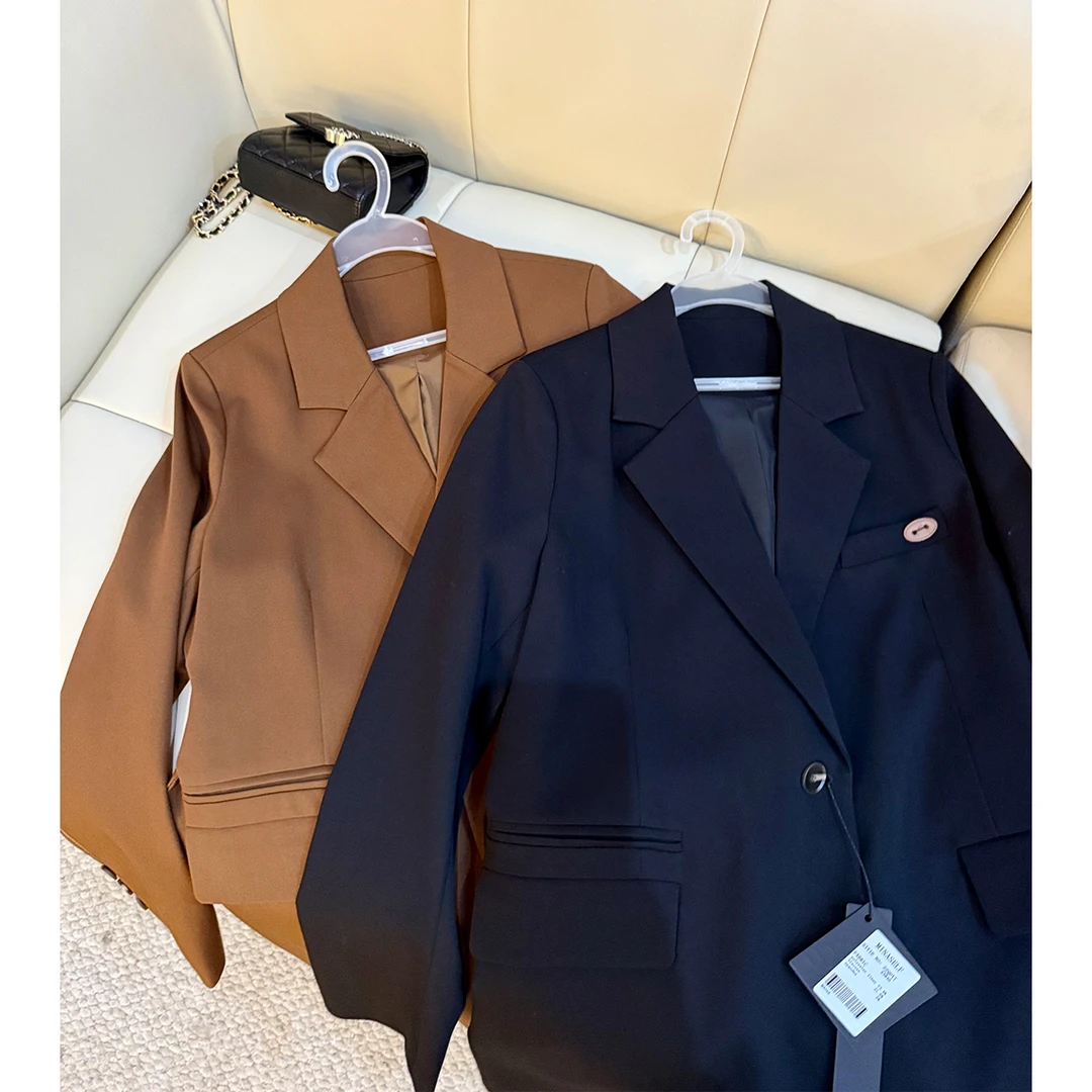 高级设计感小西装外套女2025春季新款韩版宽松气质显瘦西服上衣