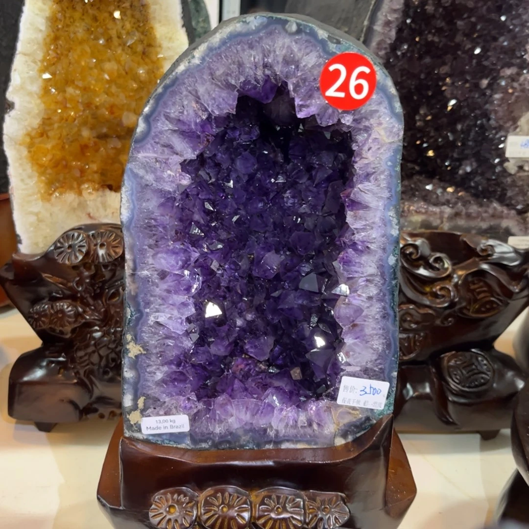 摆件未镶嵌紫晶水晶