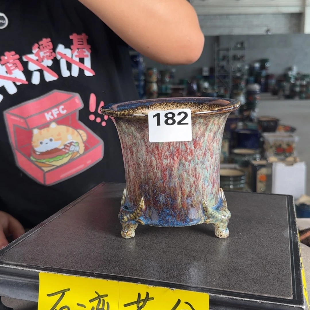 。一风堂石湾花盆 内12*12 182号