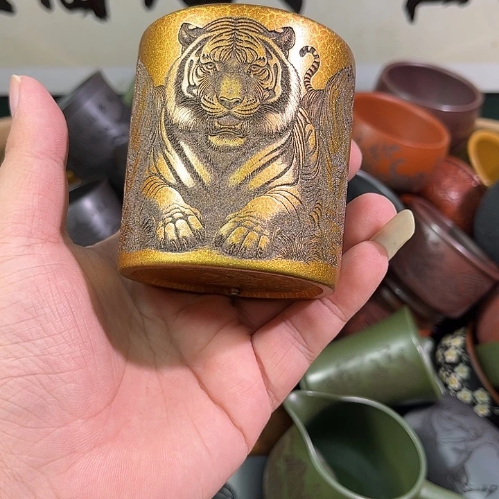 茶杯紫砂全手工紫砂主人杯