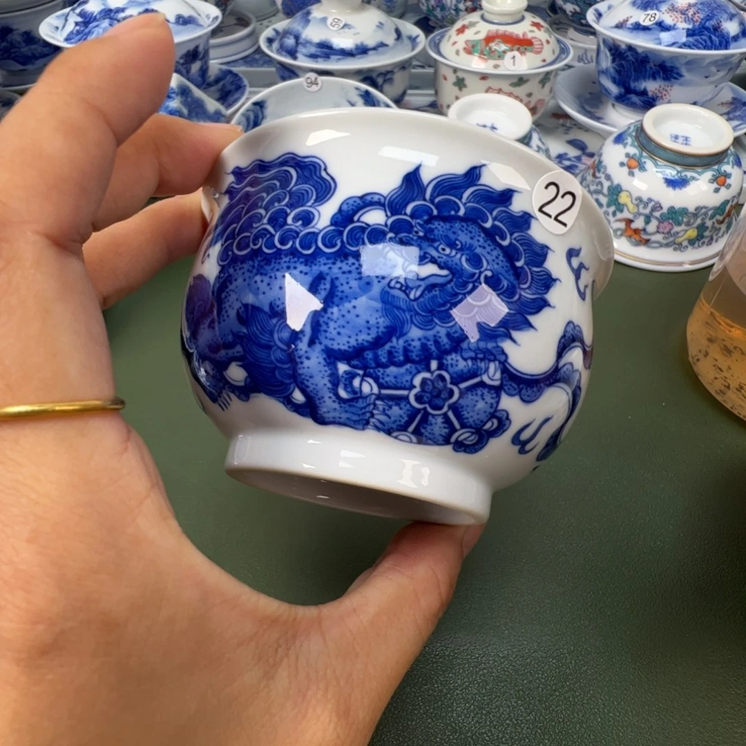 景德镇纯手工纯手绘茶具木木22