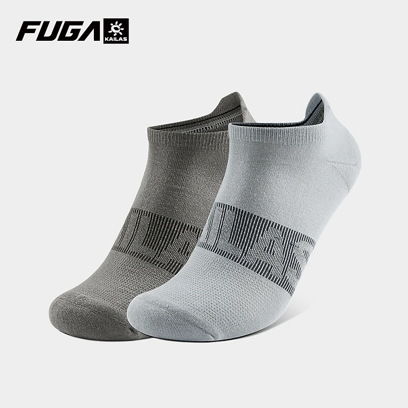 KAILAS/凯乐石户外运动速干透气训练低帮运动袜两双装KH2502101