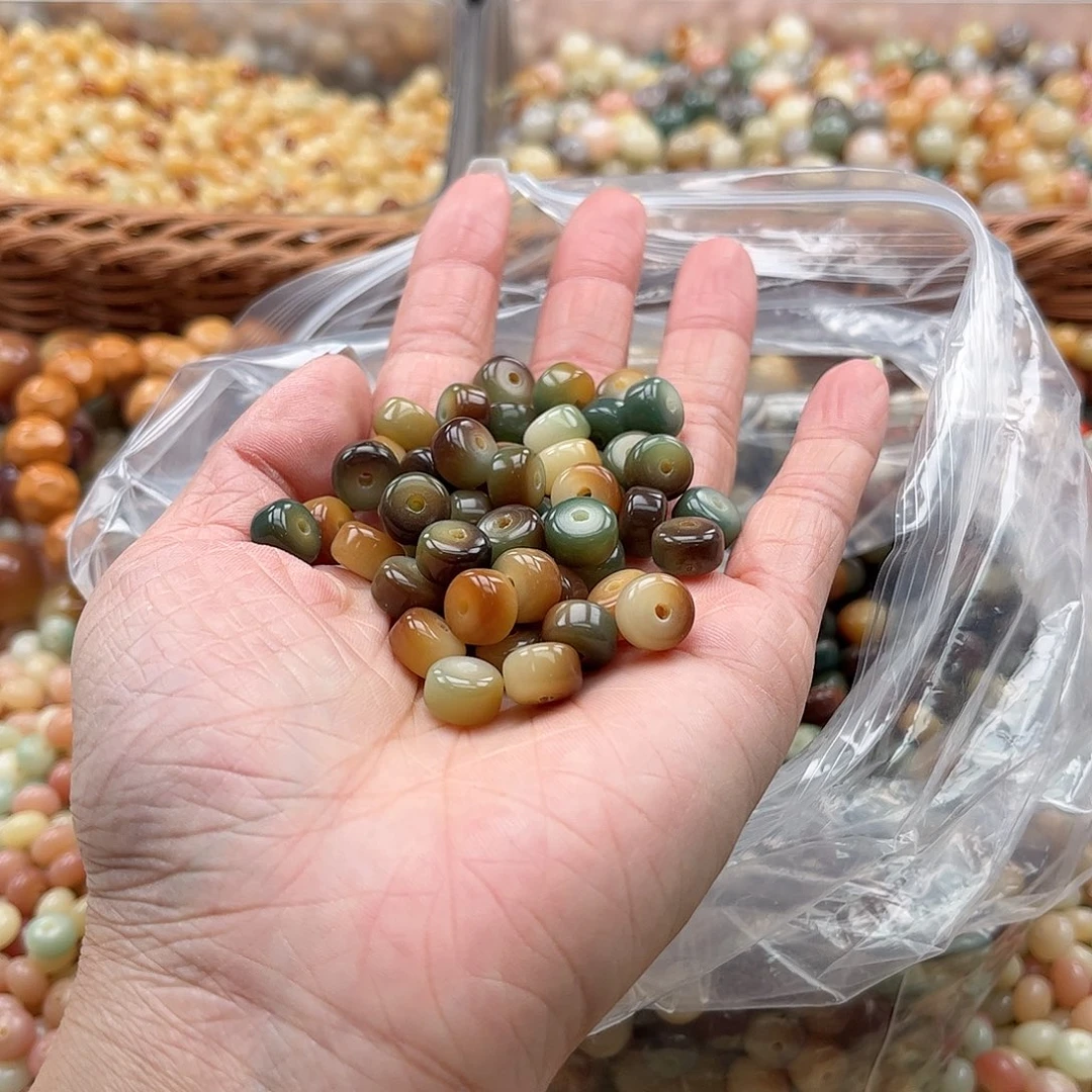 白玉菩提吊坠q/9mm/110颗