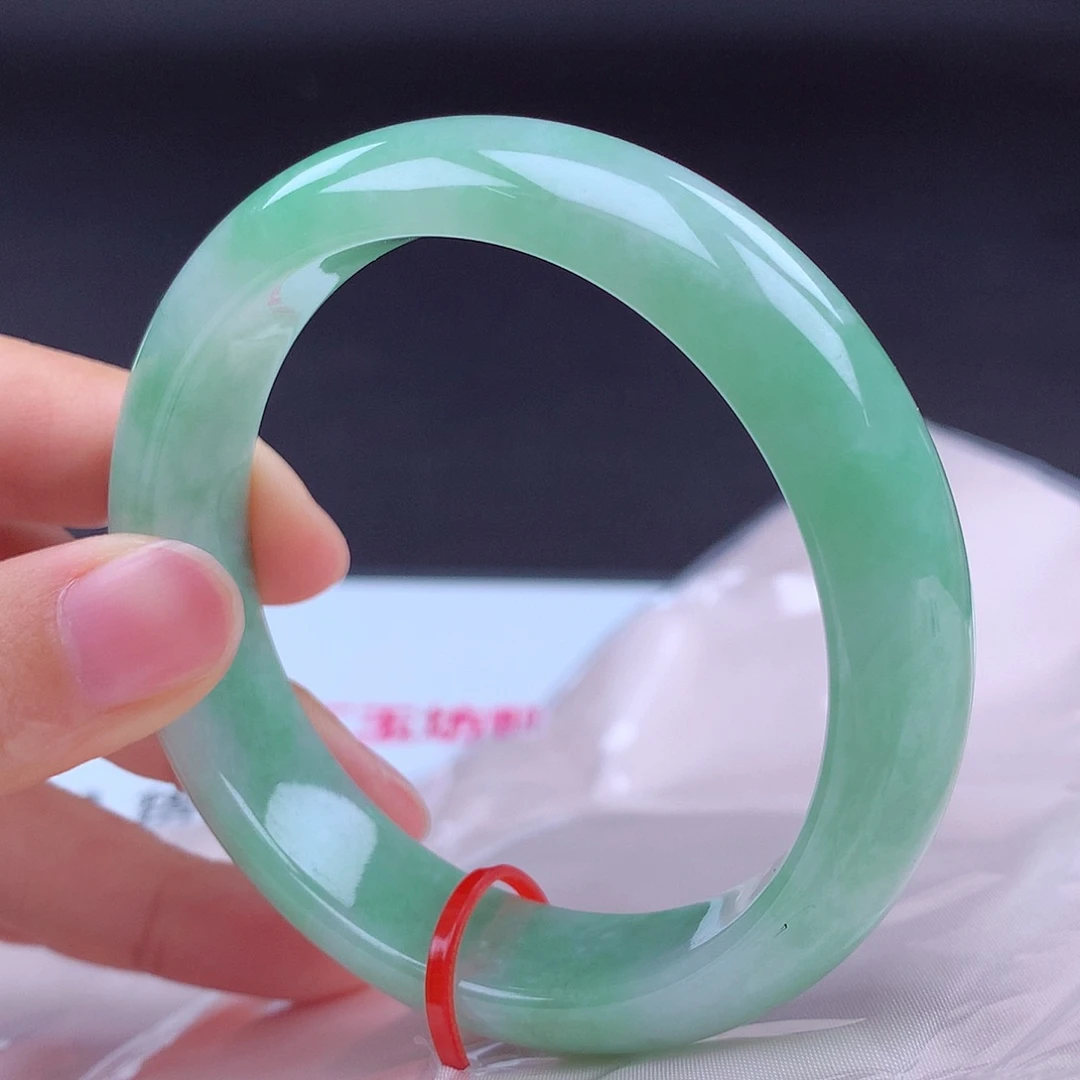 翡翠未镶嵌手镯手镯000734