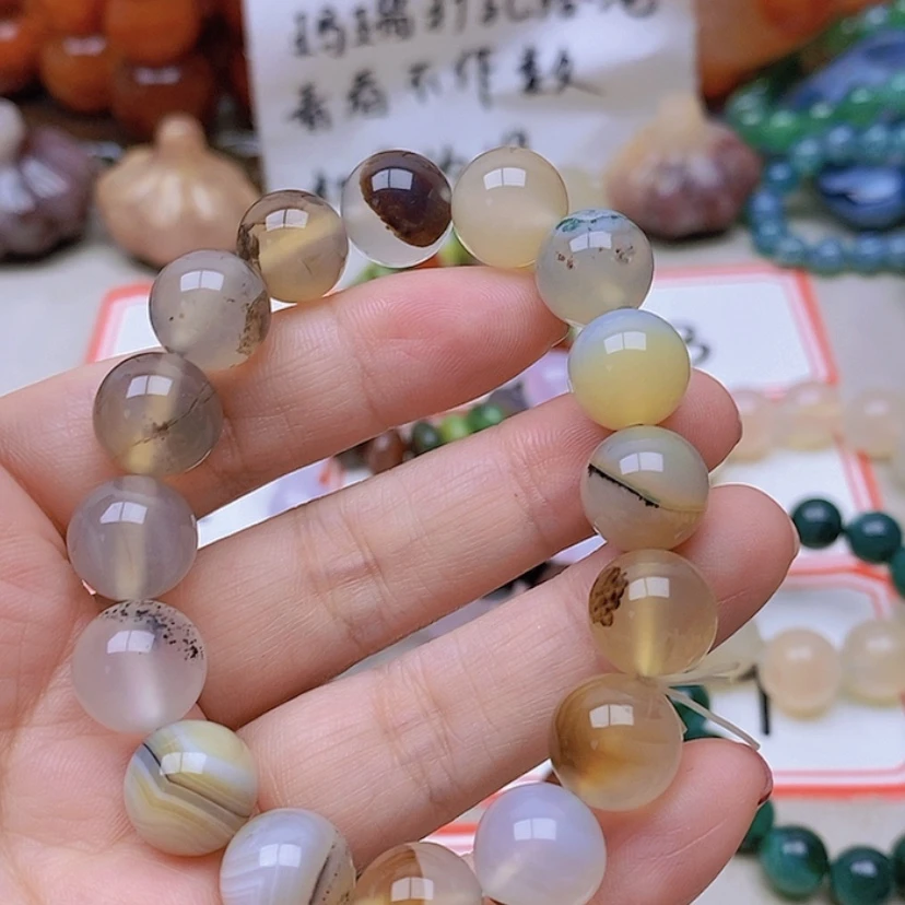 【闪购商品】未镶嵌玛瑙/玉髓珠宝半成品心****8