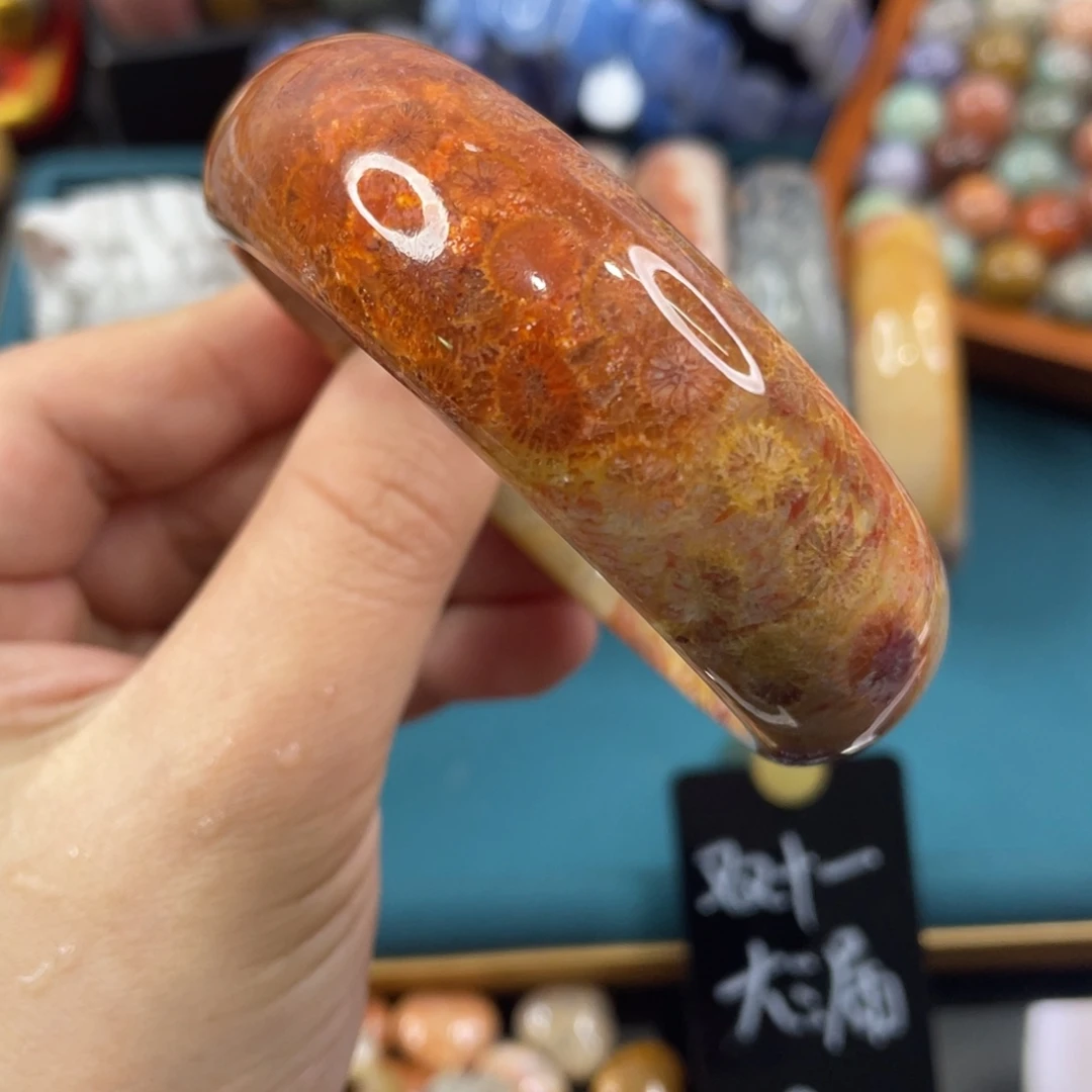 未镶嵌手镯硅化玉