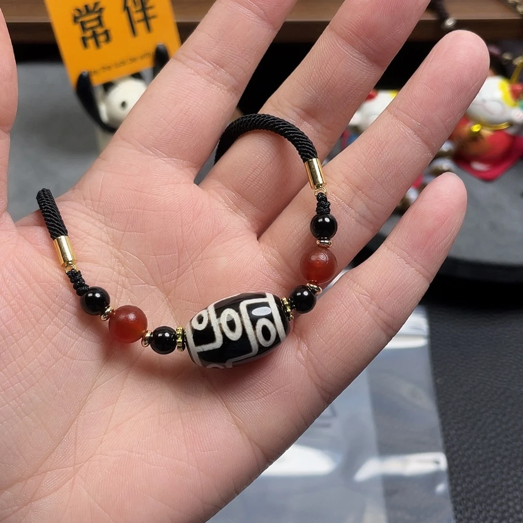 糖***滴玛瑙/玉髓未镶嵌颈饰