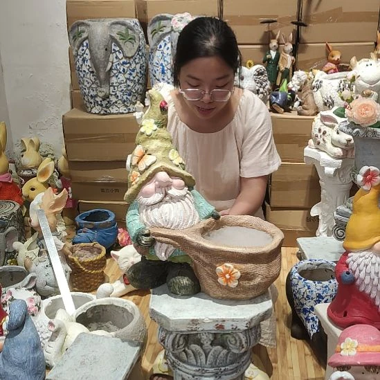 合成树脂氧化镁啦麻袋甘道夫花盆