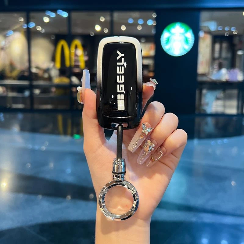 吉利银河L7钥匙套E5/L6银河E8新款银河星舰7车钥匙保护壳扣包高档