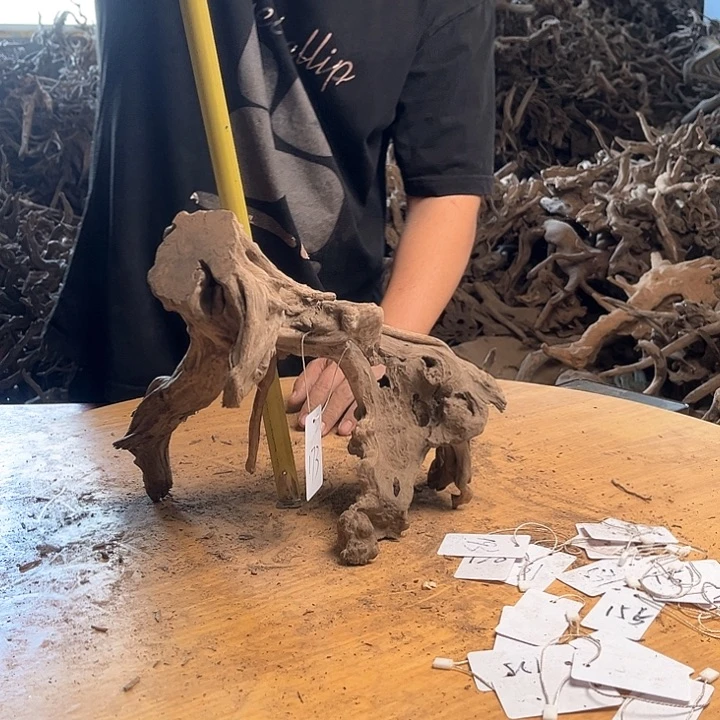 木鱼缸造景根雕作品173