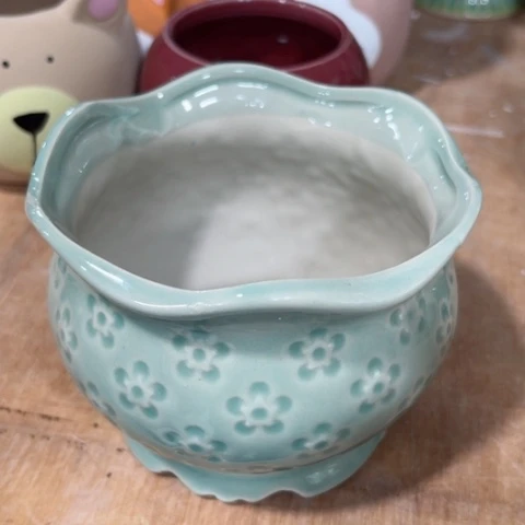 陶瓷新年快乐都是福利花盆