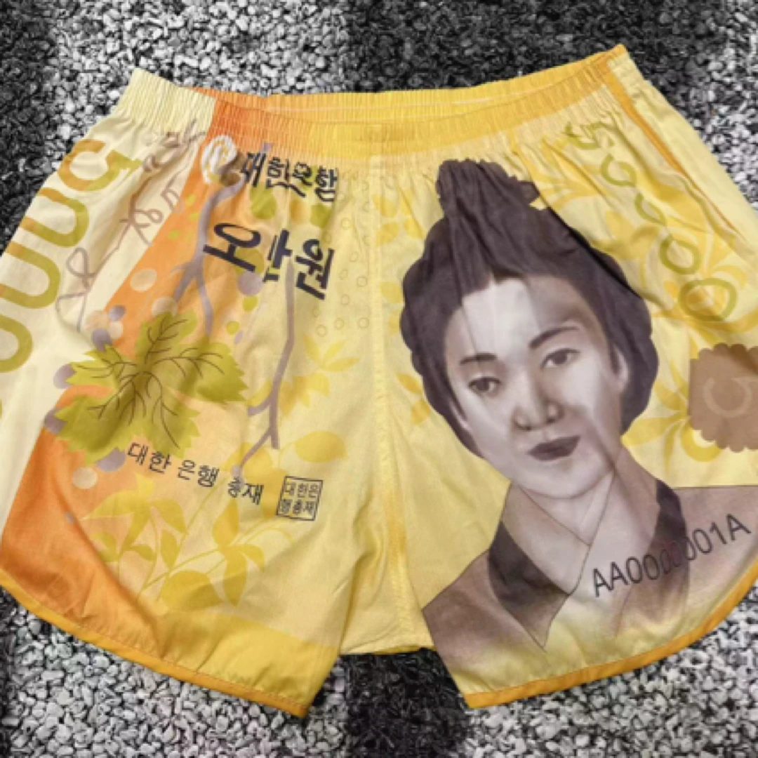 韩国东大门小众设计师品牌休闲纯棉居家短裤