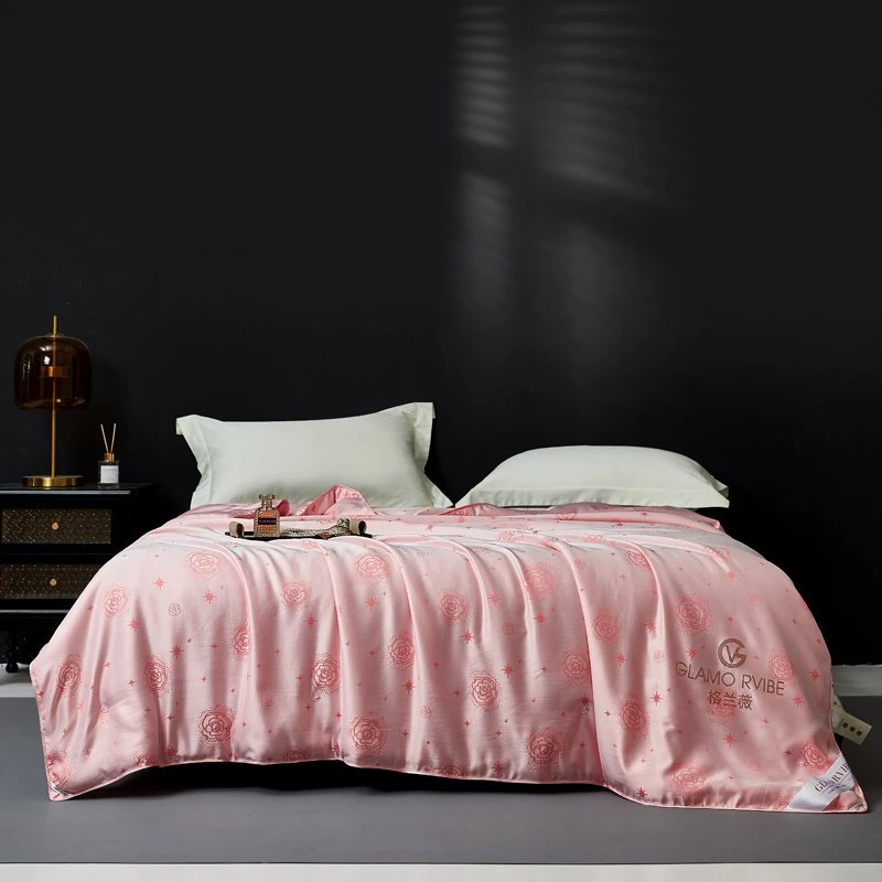 [格兰薇]高奢莫代尔提花黄金茧/中长丝/夏季空调被