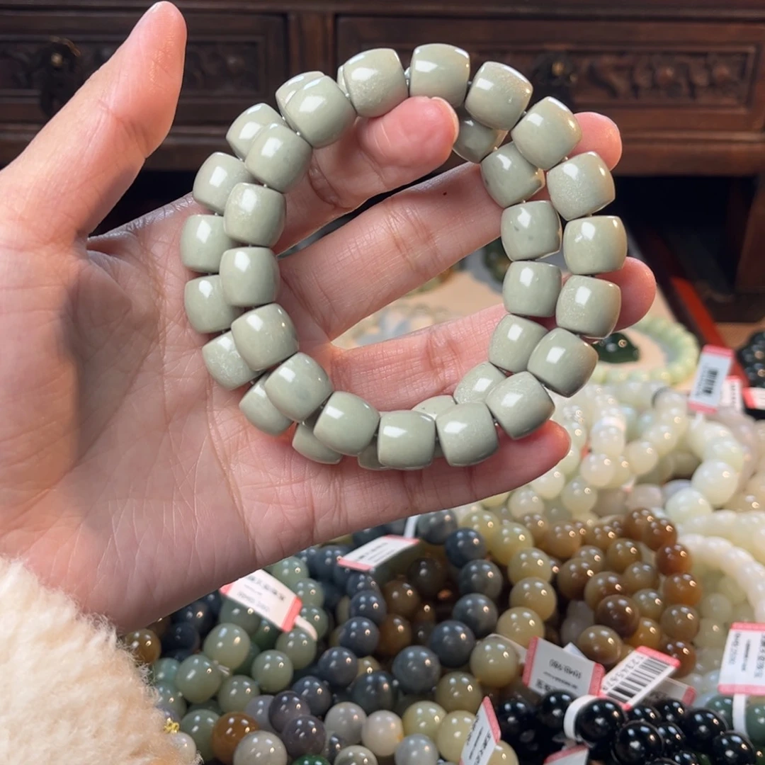 和田玉未镶嵌手链多样性拍一发一