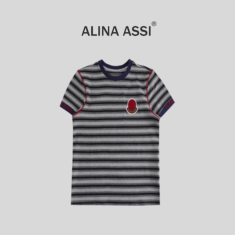 【姚】2025春夏新款百搭时尚T恤简约显瘦短袖上衣YMK649