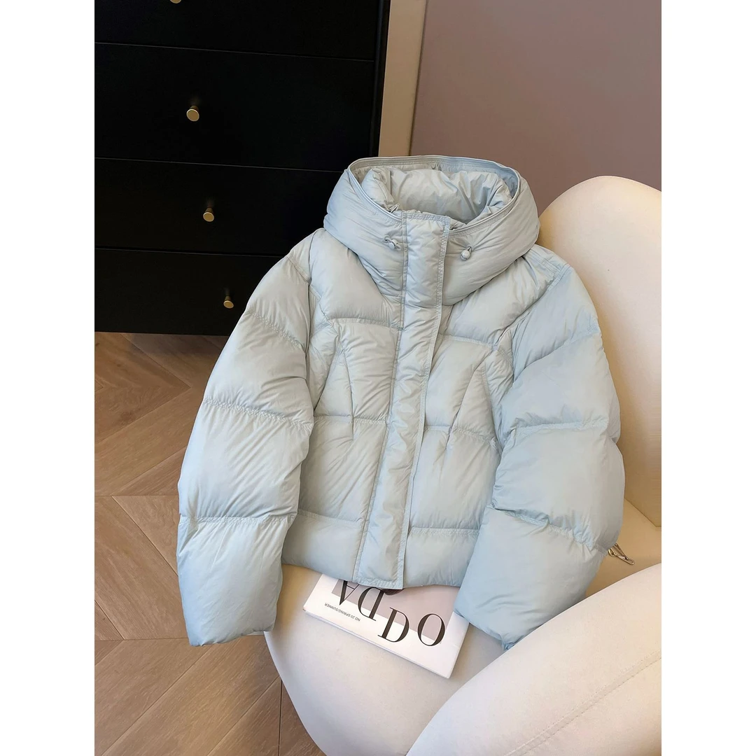 8054云朵泡芙连帽龟背棉服女款秋冬季时尚韩系百搭新款保暖外套