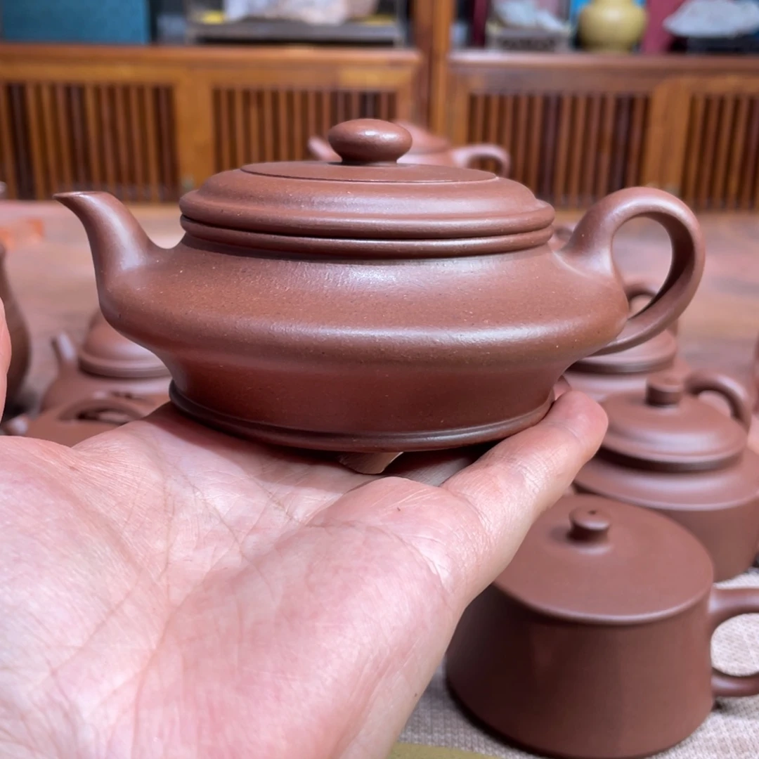 茶壶紫砂一***秋宜兴紫砂原矿紫砂壶