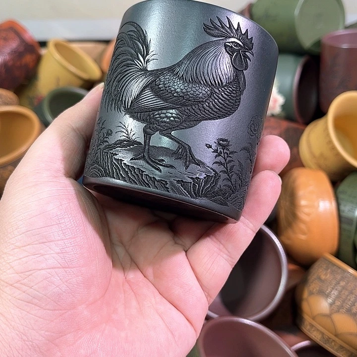 茶杯紫砂全手工紫砂主人杯