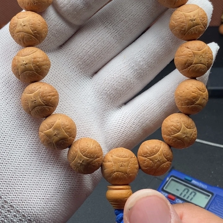 手串凤眼菩提麒麟眼16.5mm左右