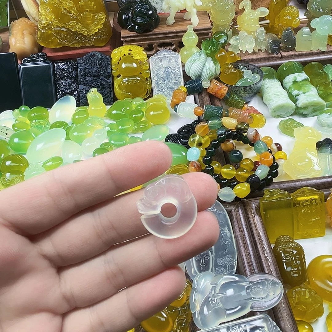 岫玉未镶嵌吊坠(不含链)