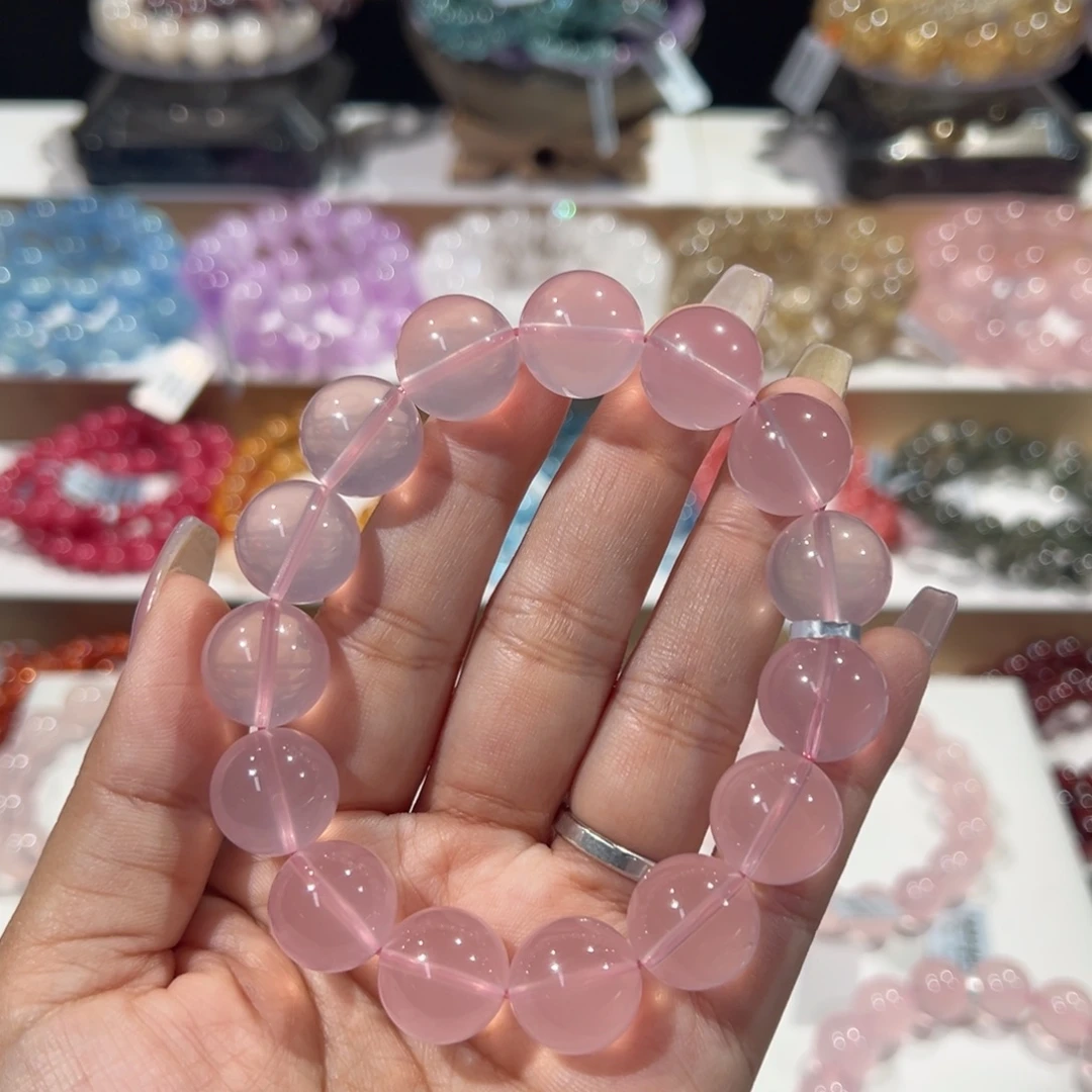 一***。手串未镶嵌水晶天花板星光马粉14.8mm