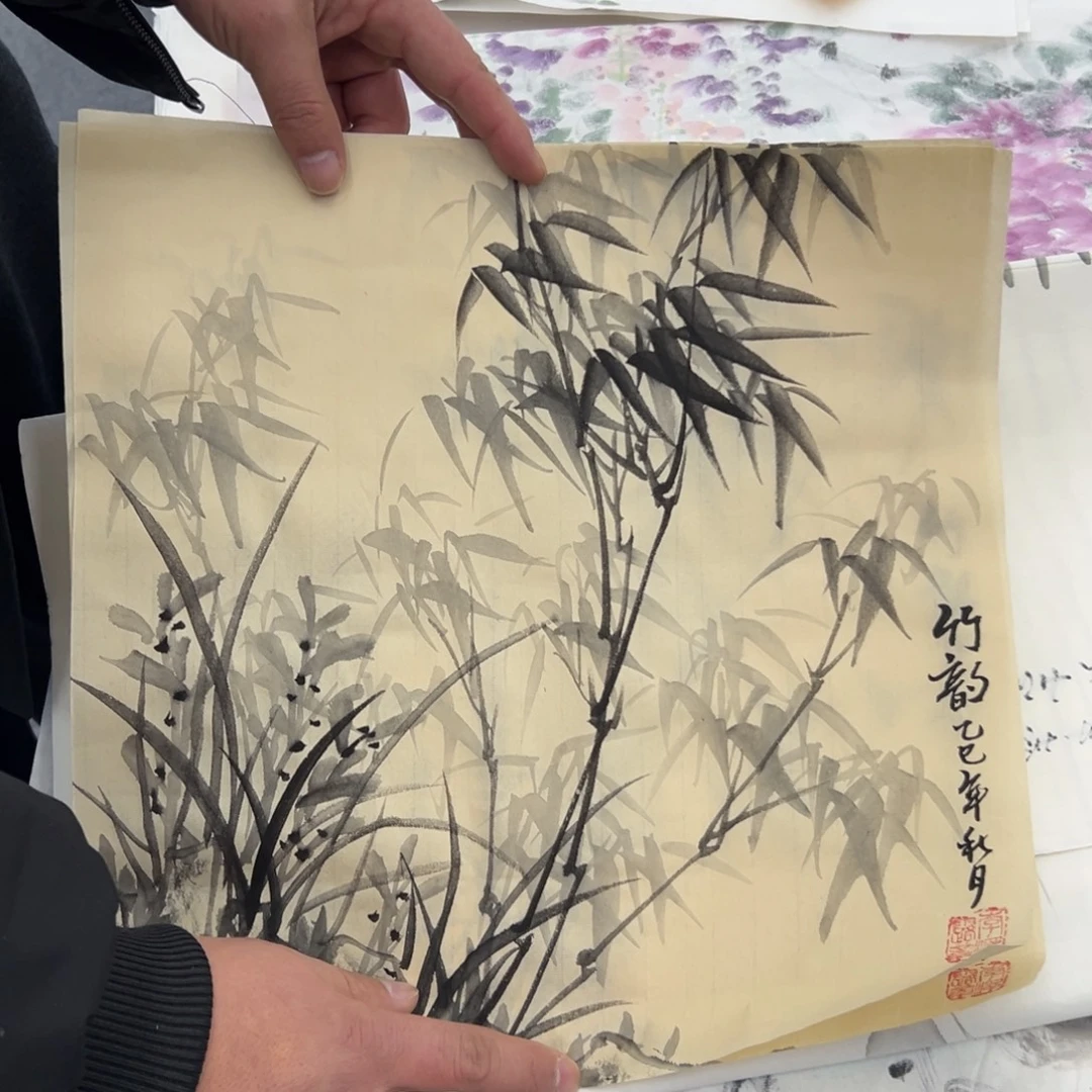 国画宣纸纯手绘字画