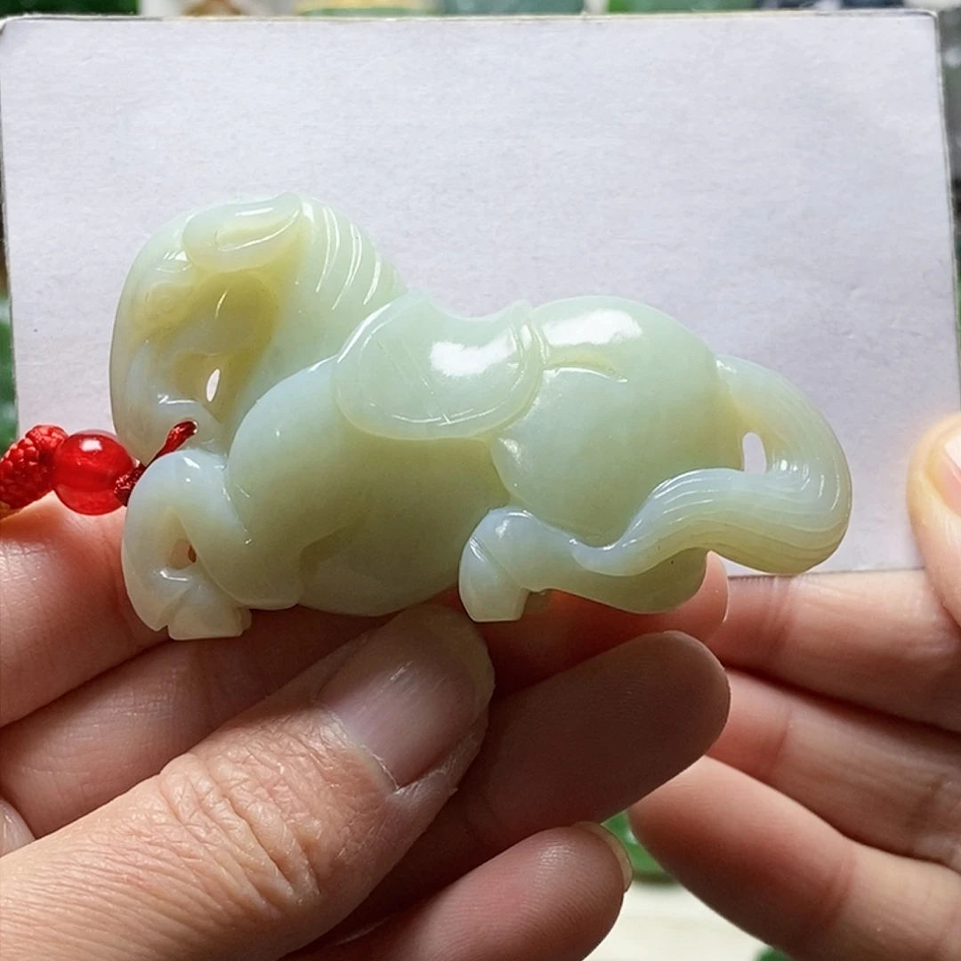 和田玉手把未镶嵌