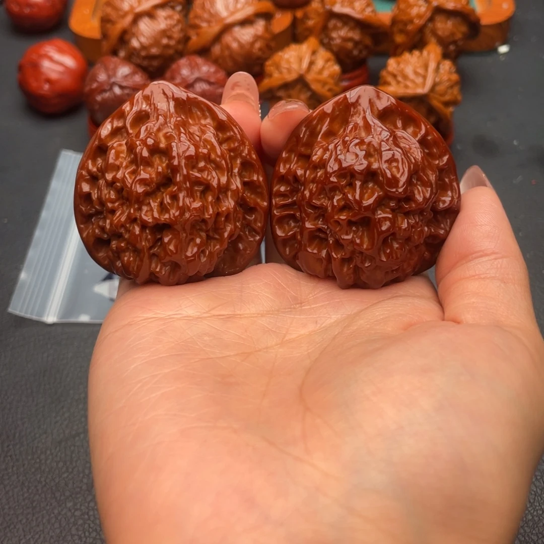 奋***紧把件文玩核桃官帽