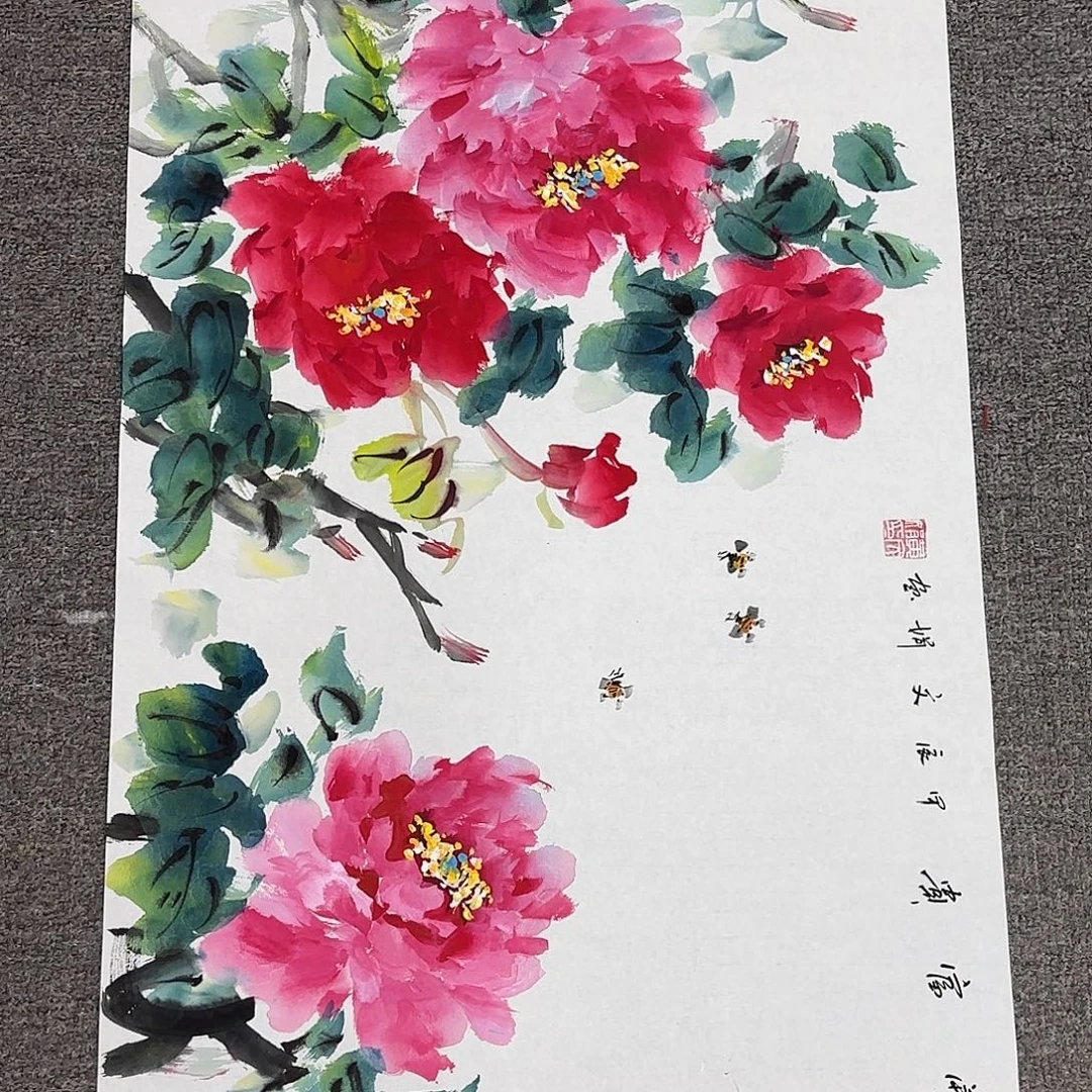 国画国画作品多次入选国内外