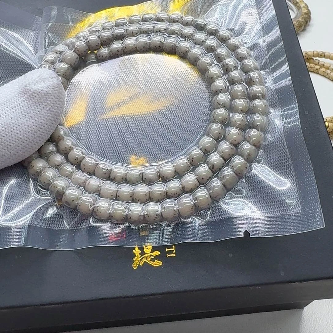 星月菩提吊坠39梵天绿冰糖河豚6左右108