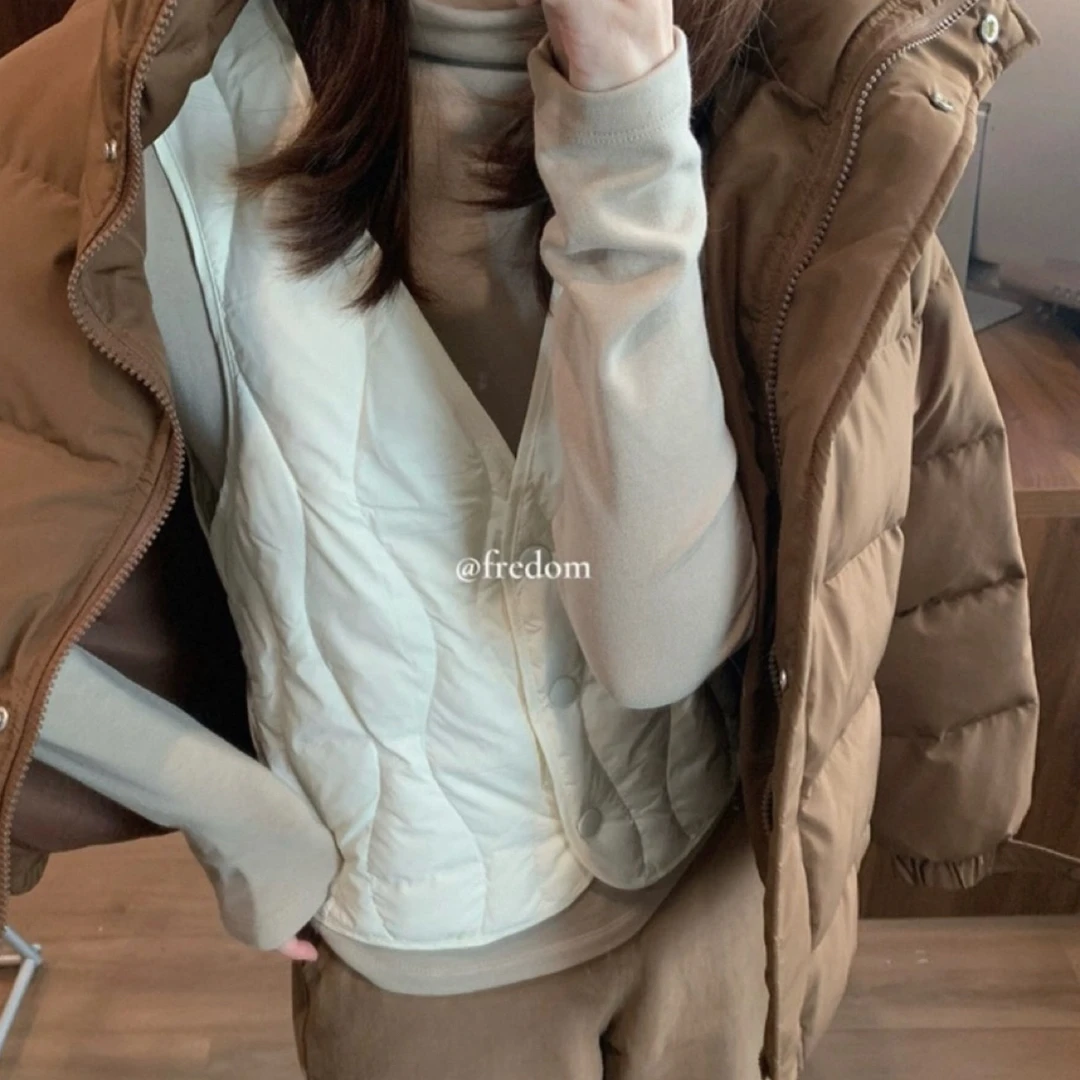 内搭神器 V领马甲背心