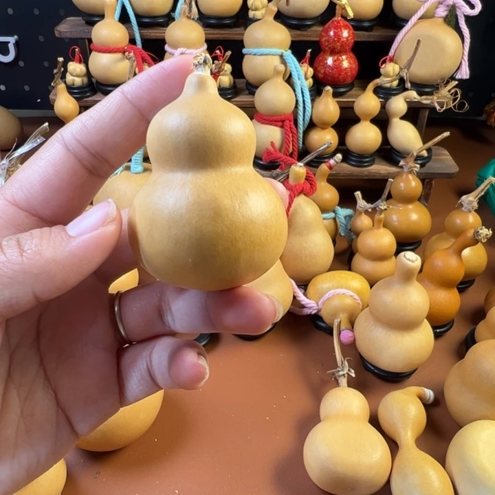 天然葫芦手把件八宝奶瓶