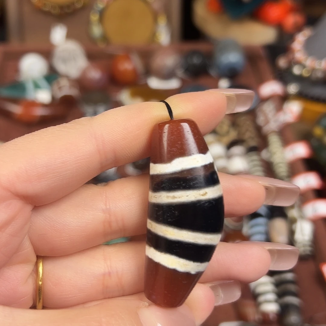 玛瑙/玉髓合金手链牛角