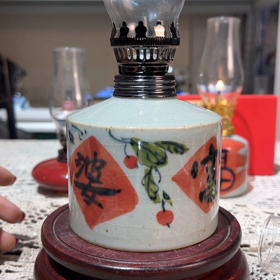 摆件景德镇陶瓷香薰灯