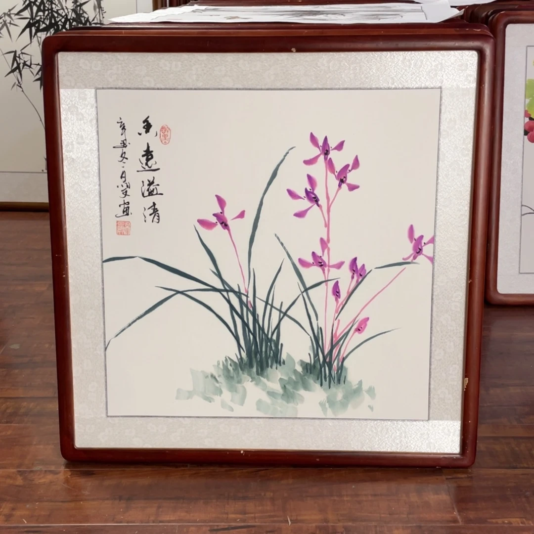 国画带框尺寸63*63厘米