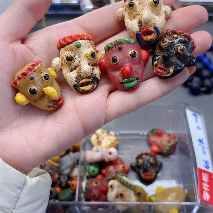 琉璃颈饰琉璃琉璃小老头