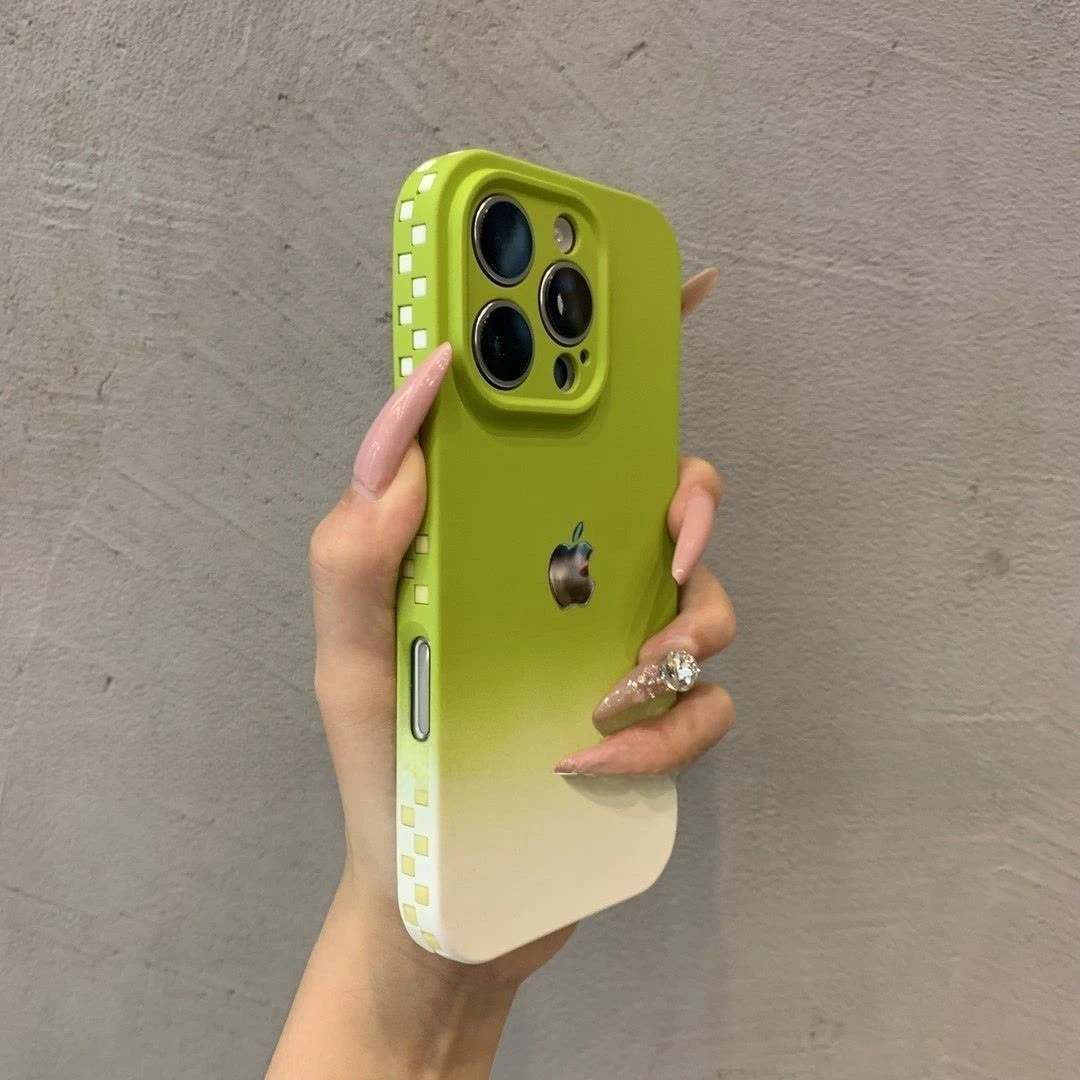 简约方块格适用苹果16promax手机壳iPhone15pro时尚14/13情侣1211