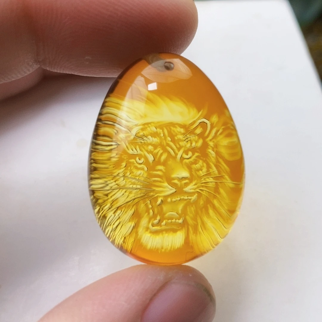 【闪购商品】金珀吊坠(不含链)未镶嵌