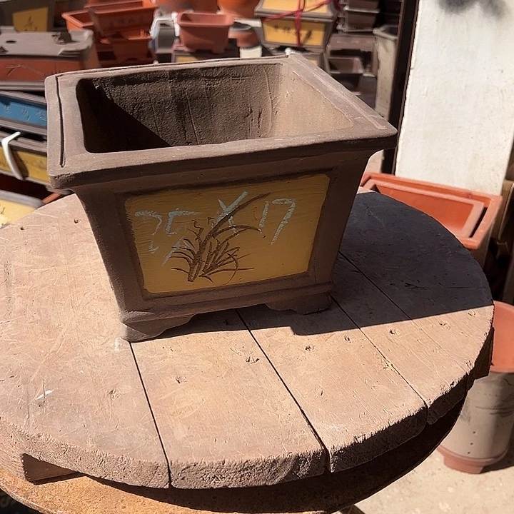 紫砂花盆透气花盆