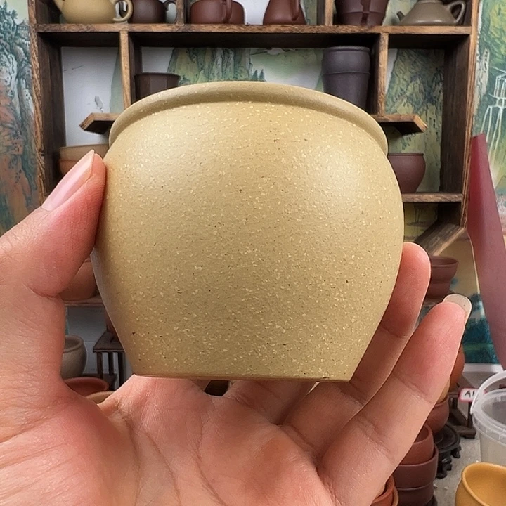 茶杯紫砂拙器甄选，纯原本矿。