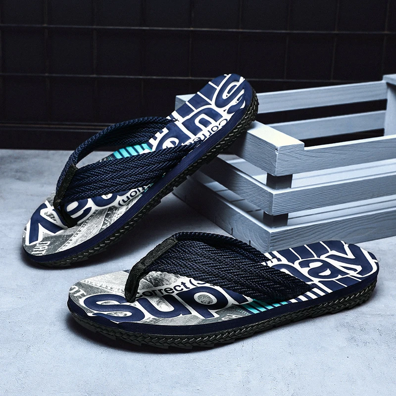 人字拖男士夏季爆款潮流时尚软底防滑室外夹脚凉拖鞋外穿沙滩凉拖