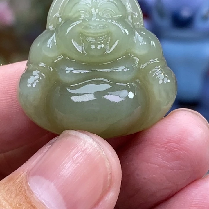 和田玉未镶嵌车挂