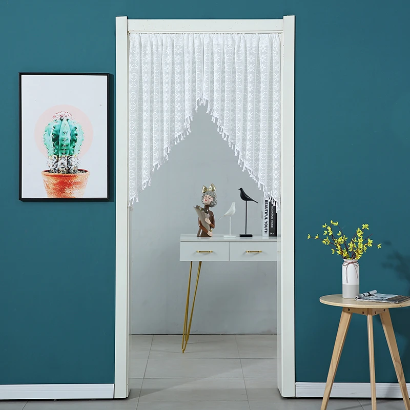 门帘2025家用隔断帘少女心网红潮款遮挡帘轻奢免打孔门口遮挡布