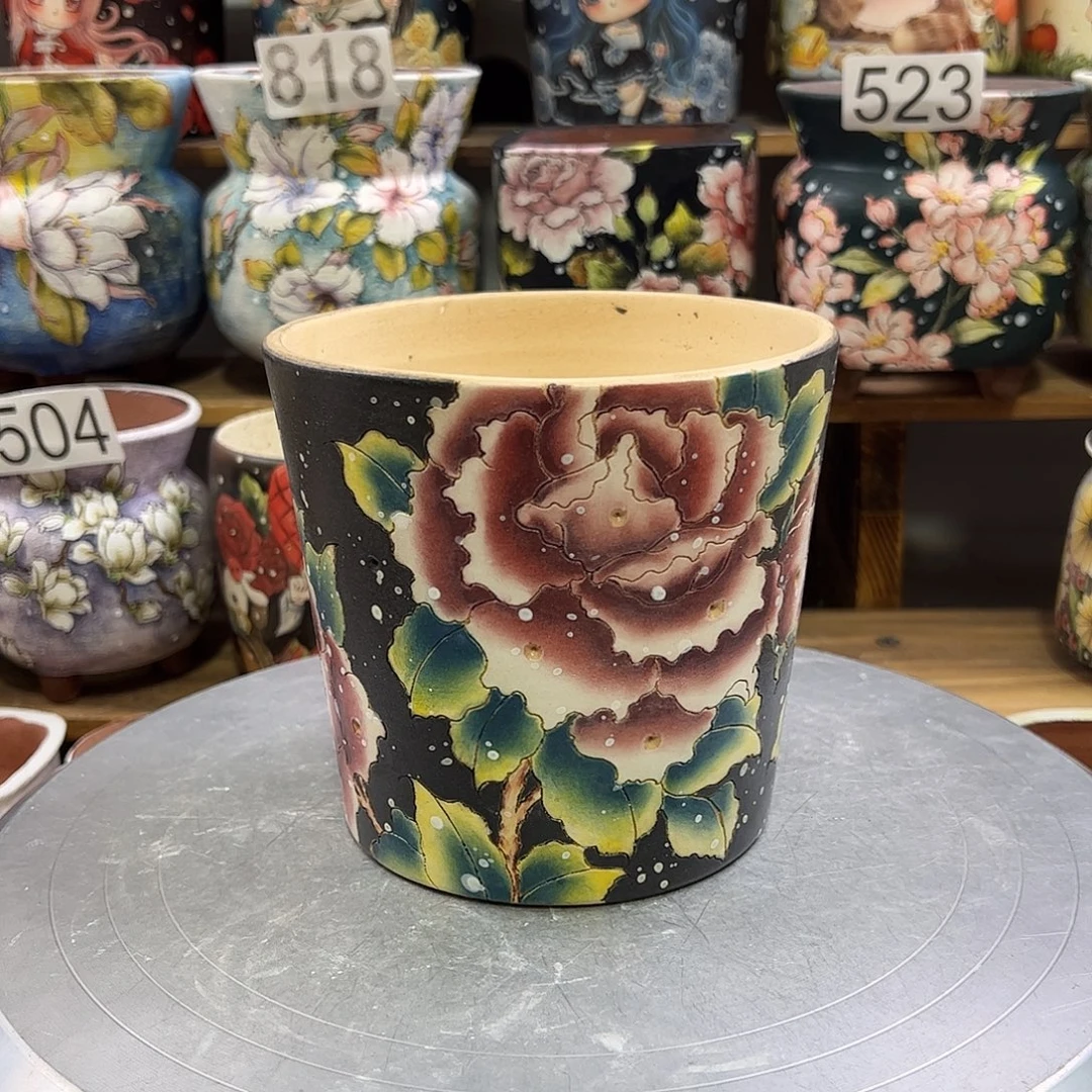 景德镇炫彩手绘口12.5