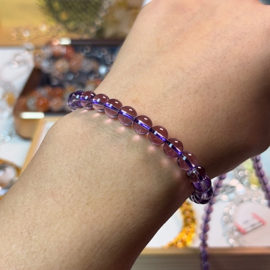 【闪购商品】水晶手链未镶嵌紫水7