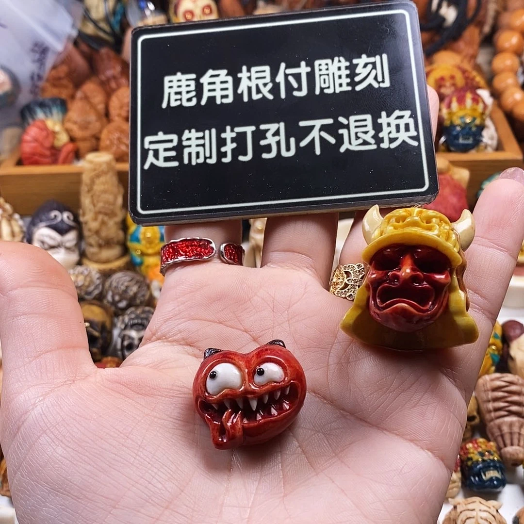 橄榄核吊坠夜*下爱心左右，鬼武士三通孔啊啊？