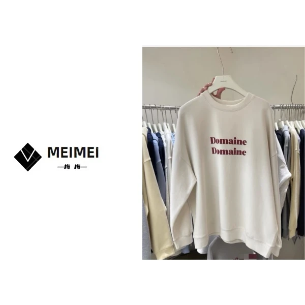 XMM.《小字母卫衣》2025春款潮流时尚百搭休闲洋气高级显瘦小字母衣