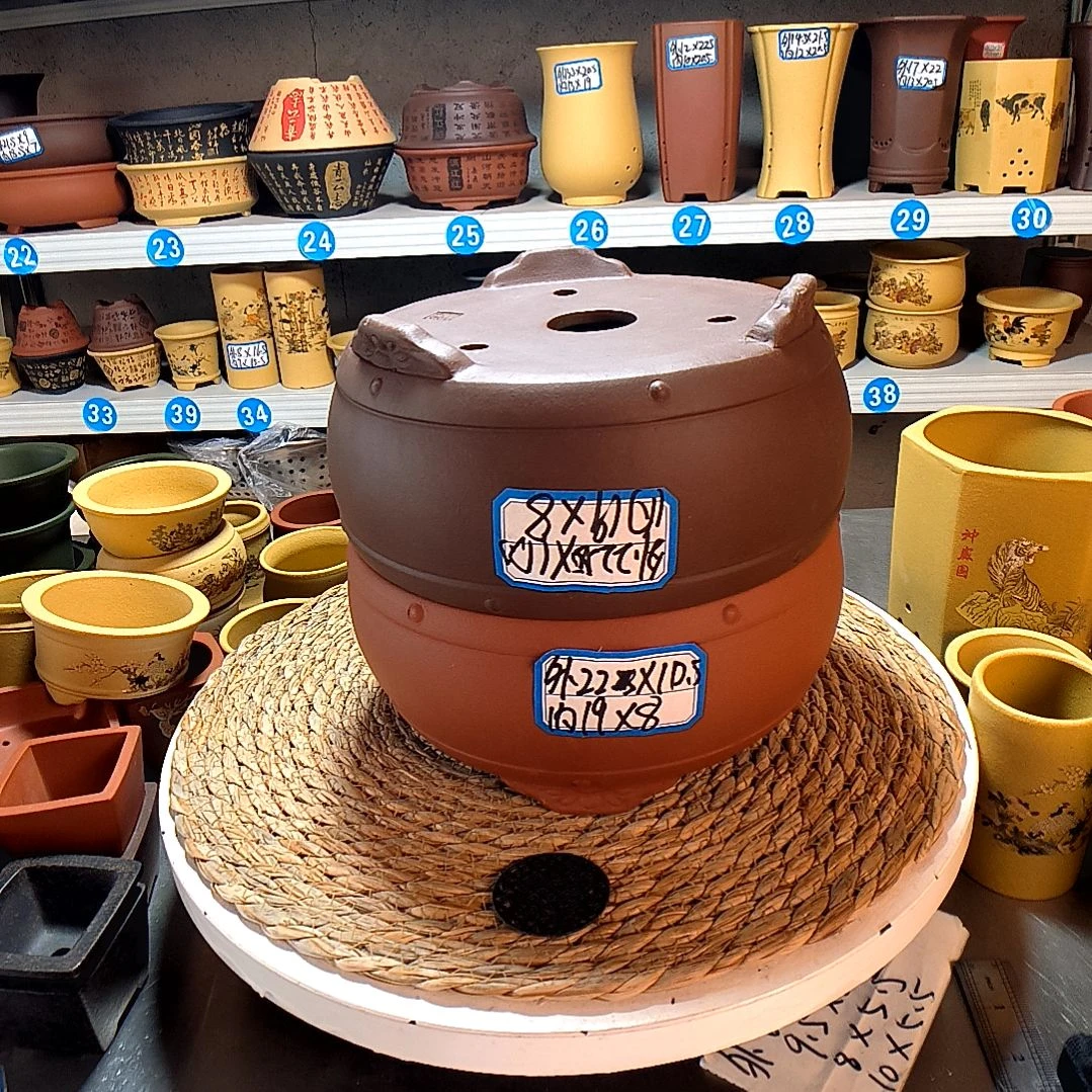 宜兴紫砂紫砂花盆花盆