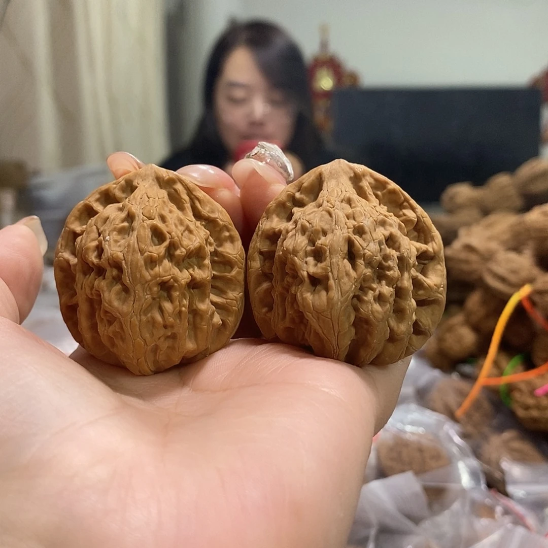 把件文玩核桃40玄武狮子头